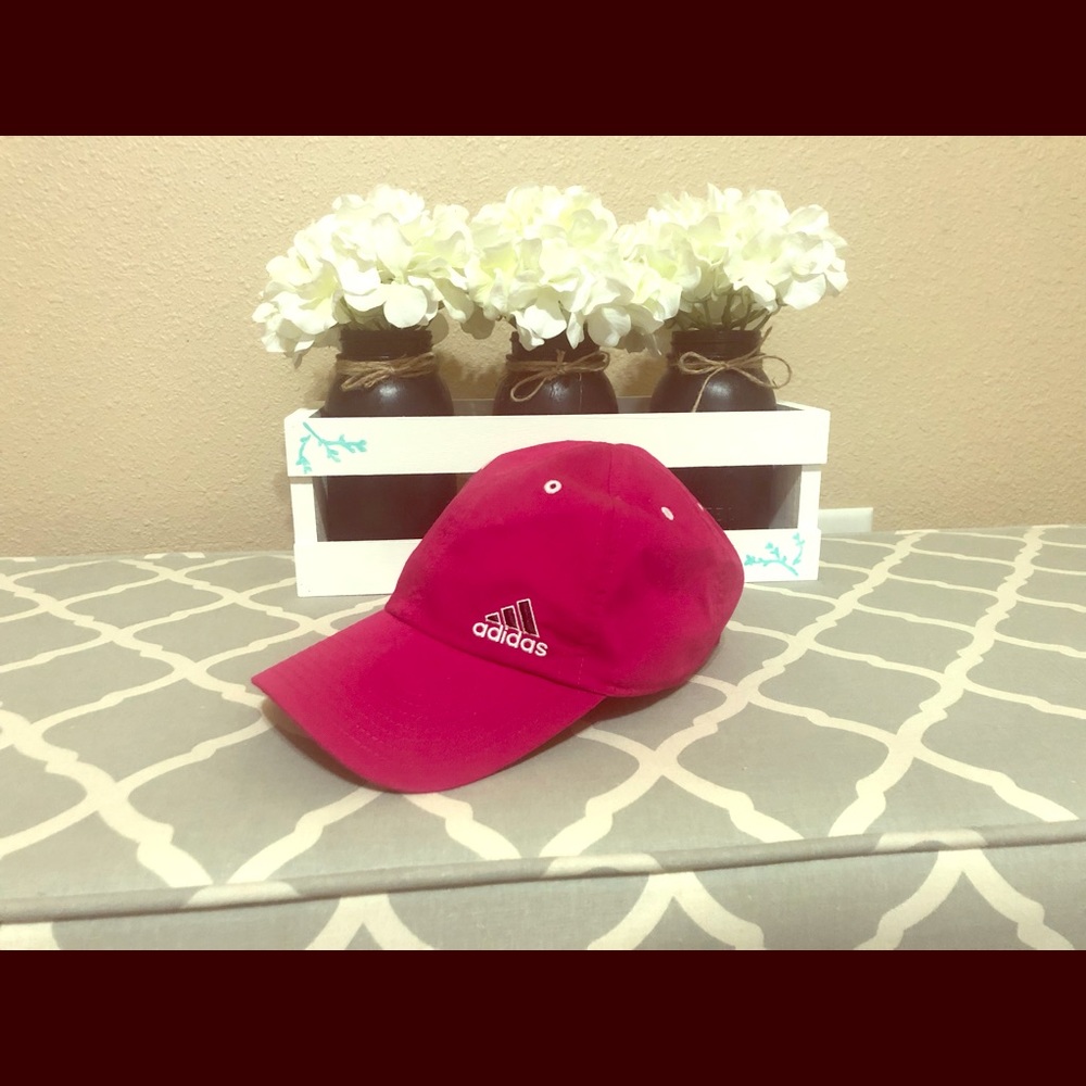 Adidas hot pink hat